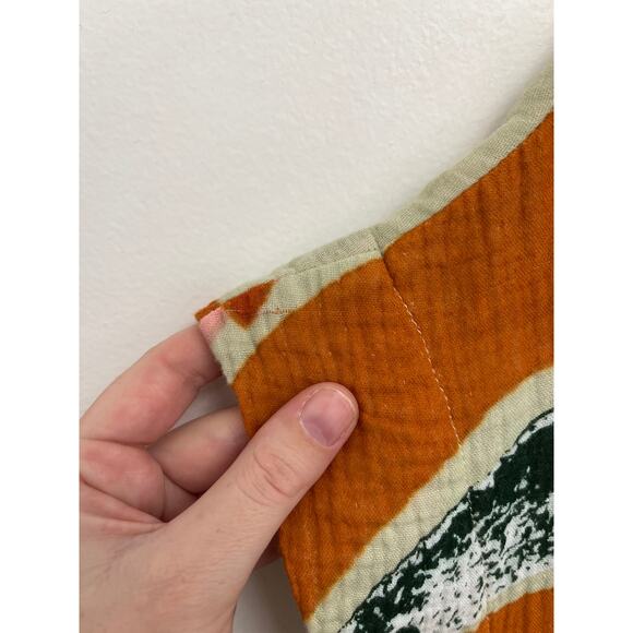 Bel Kazan Anthropologie Odine Arches Jumpsuit Abstract Colorful Crème Brulee XS - Picture 8 of 16